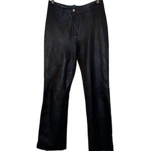 COPY - St. John Spot Black Leather Pants
